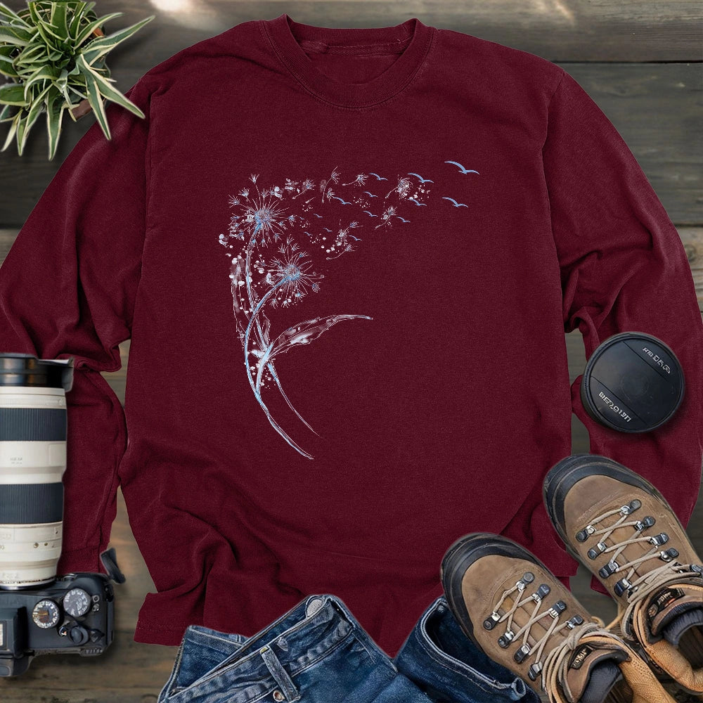 Floral Migration Long Sleeve T-shirt