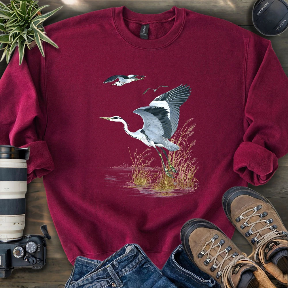 Grace of the Heron Sweatshirt