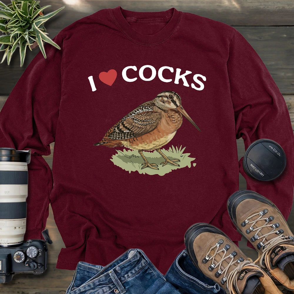 I Love Cock Long Sleeve T-shirt