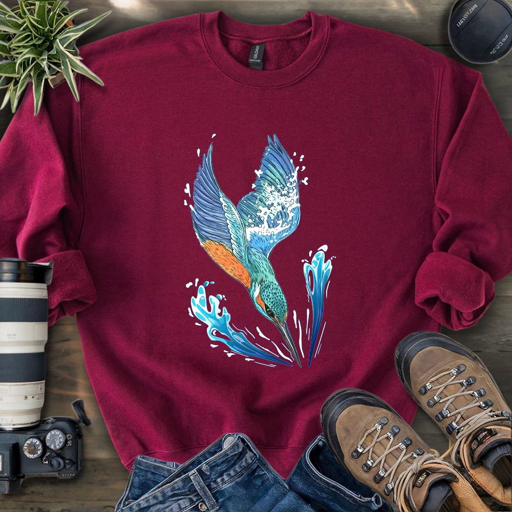 Kingfisher Diving Sweatshirt