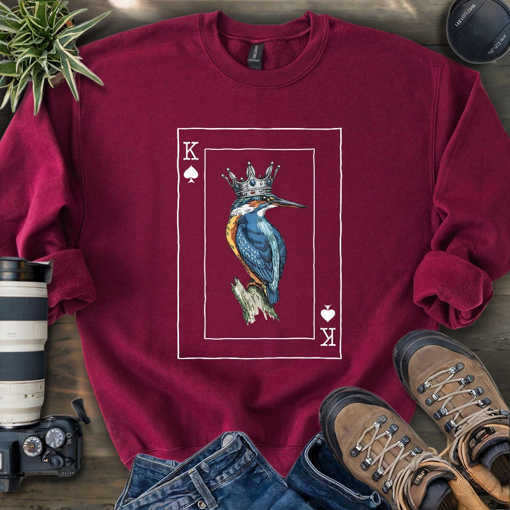 Kingfisher of Spades Sweatshirt