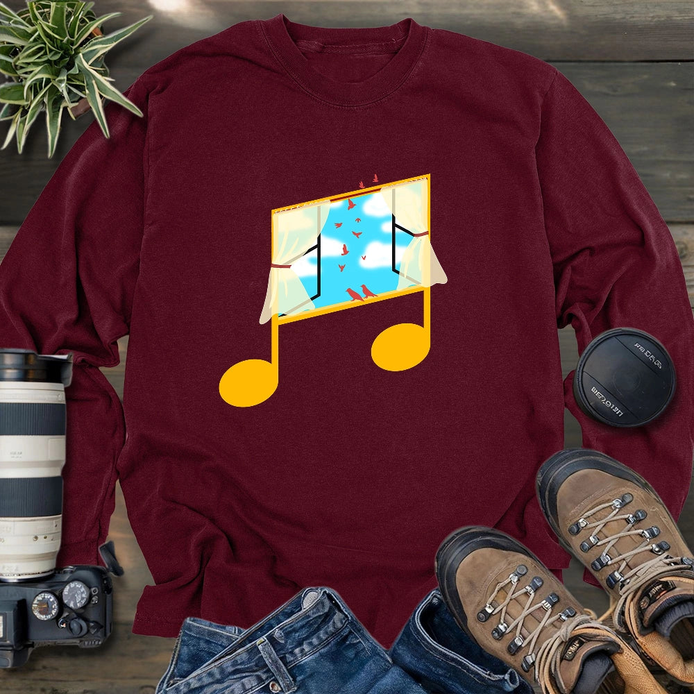 Listening To Songbirds Long Sleeve T-shirt