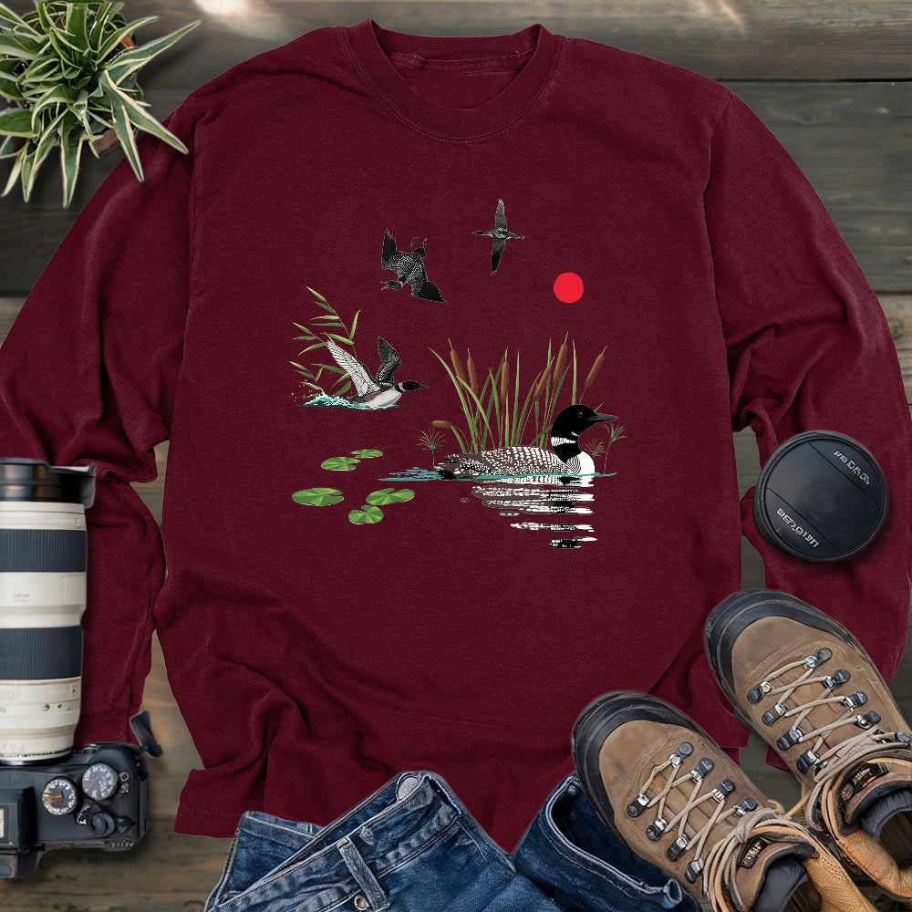 Loon Landing Long Sleeve T-shirt