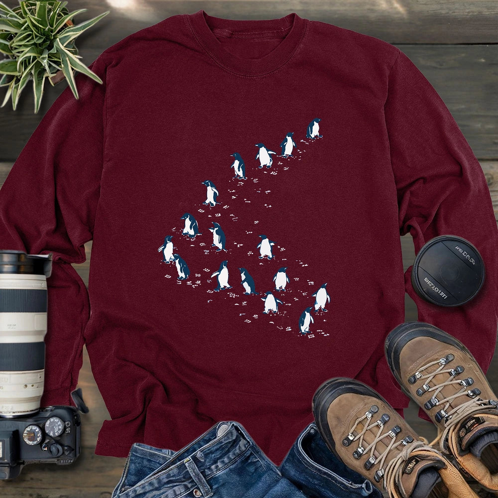 March of the Penguins Long Sleeve T-shirt