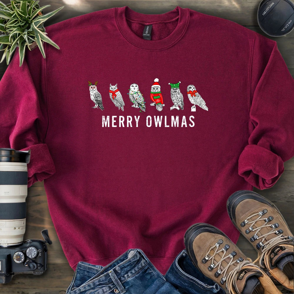Merry Owlmas Sweatshirt