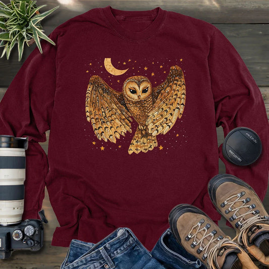 Mystical Owl Long Sleeve T-shirt