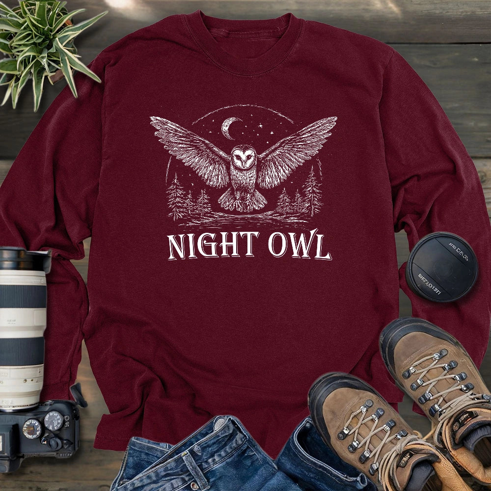 Night Owl Long Sleeve T-shirt
