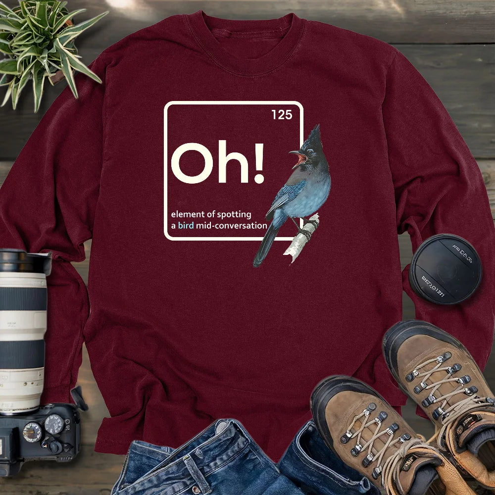Oh, A Bird! Long Sleeve T-shirt