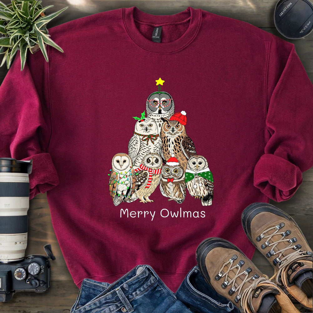 Owl Family Christmas Sweatshirt