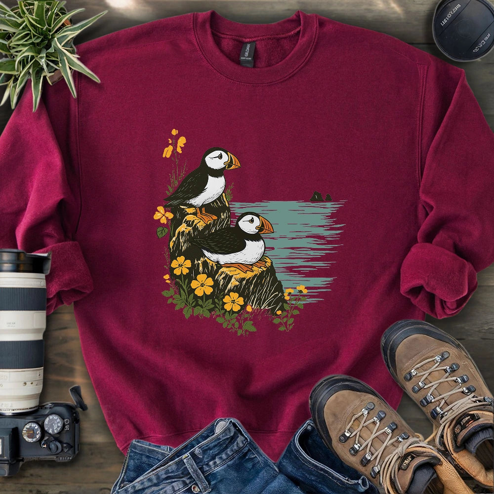 Peaceful Puffins Sweatshirt