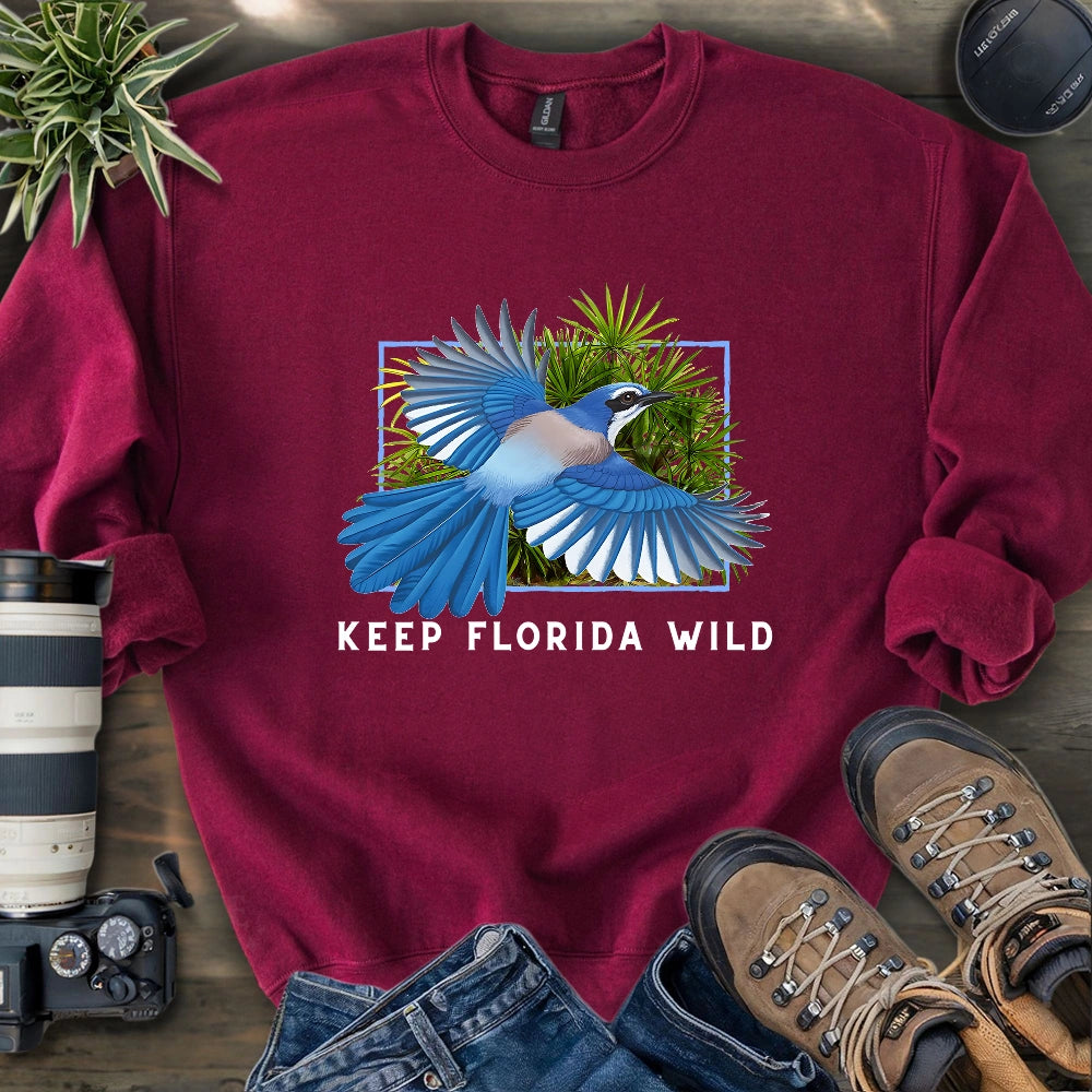 Protect Florida Scrub Jay Sweatshirt