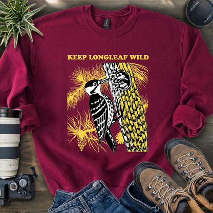 Protect Red-cocked Woodpecker Sweatshirt