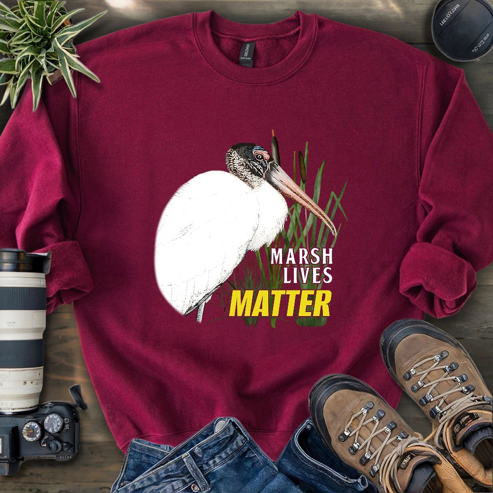 Protect Wood Stork Sweatshirt