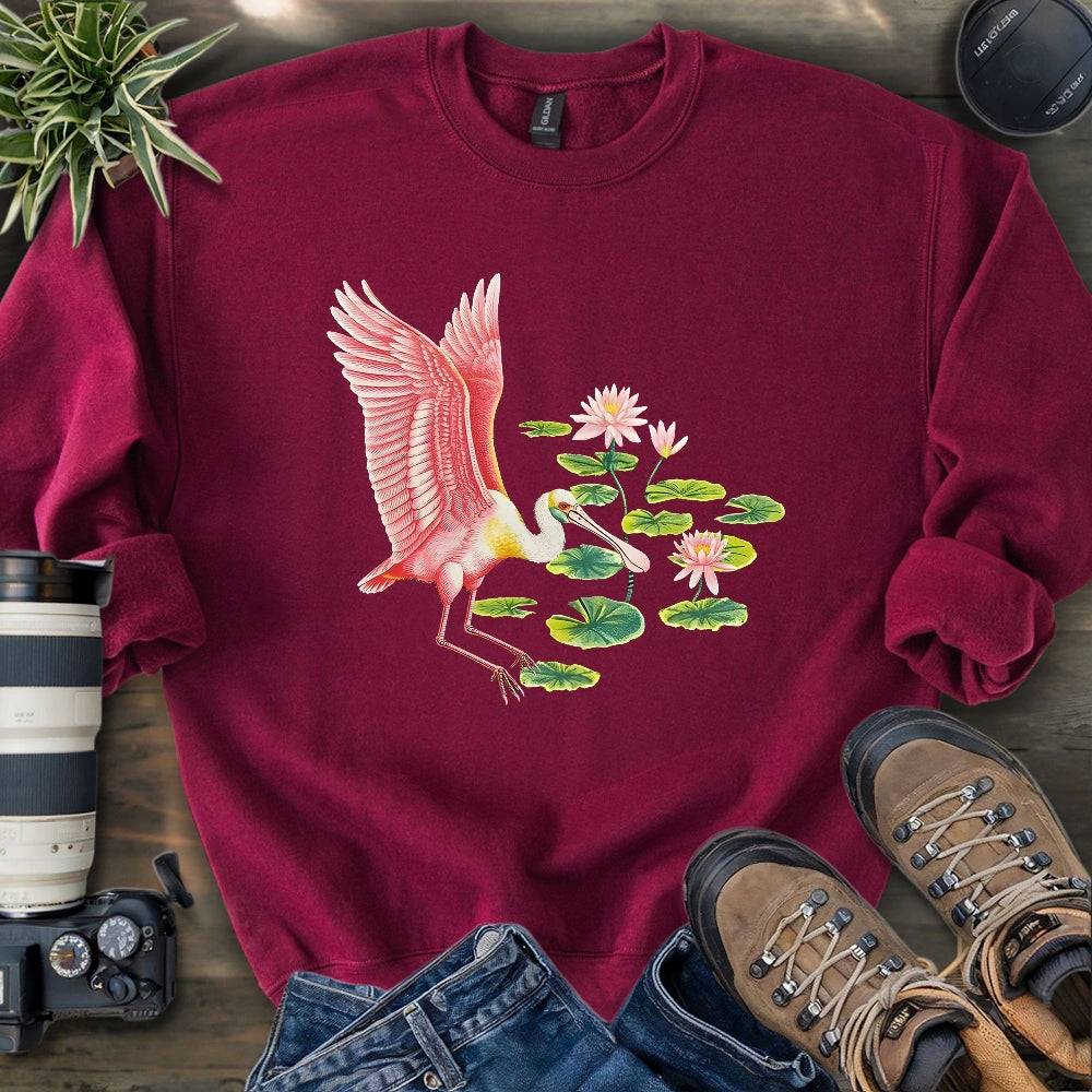 Roseate Spoonbill Sweatshirt