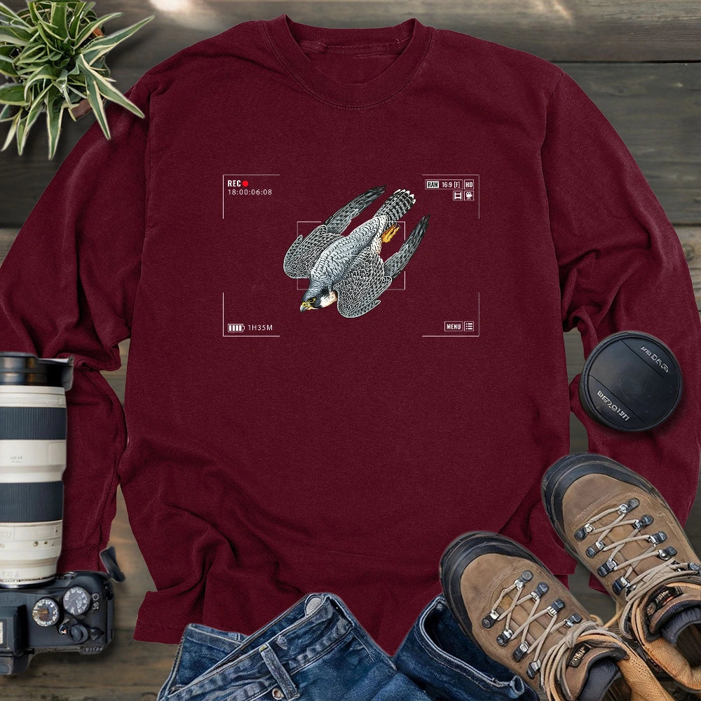 Skydiving Falcon Long Sleeve T-shirt