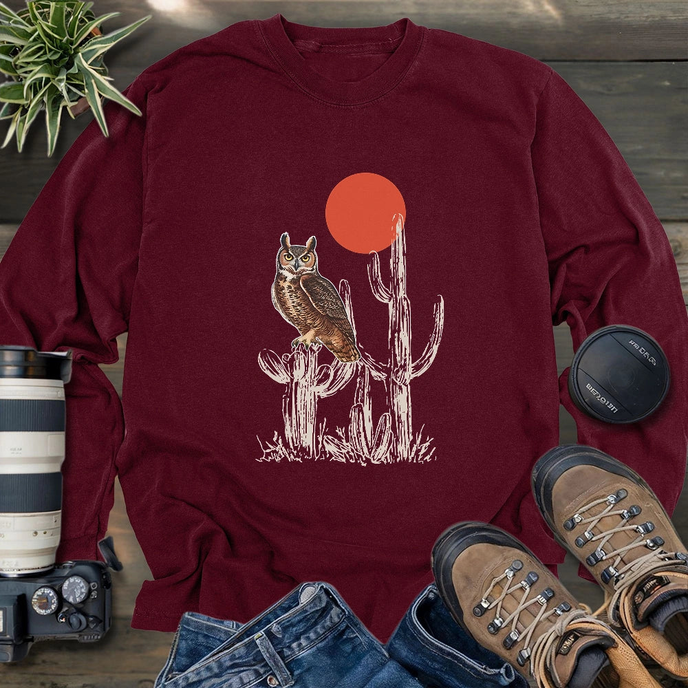 Southern Great Horned Owl Long Sleeve T-shirt