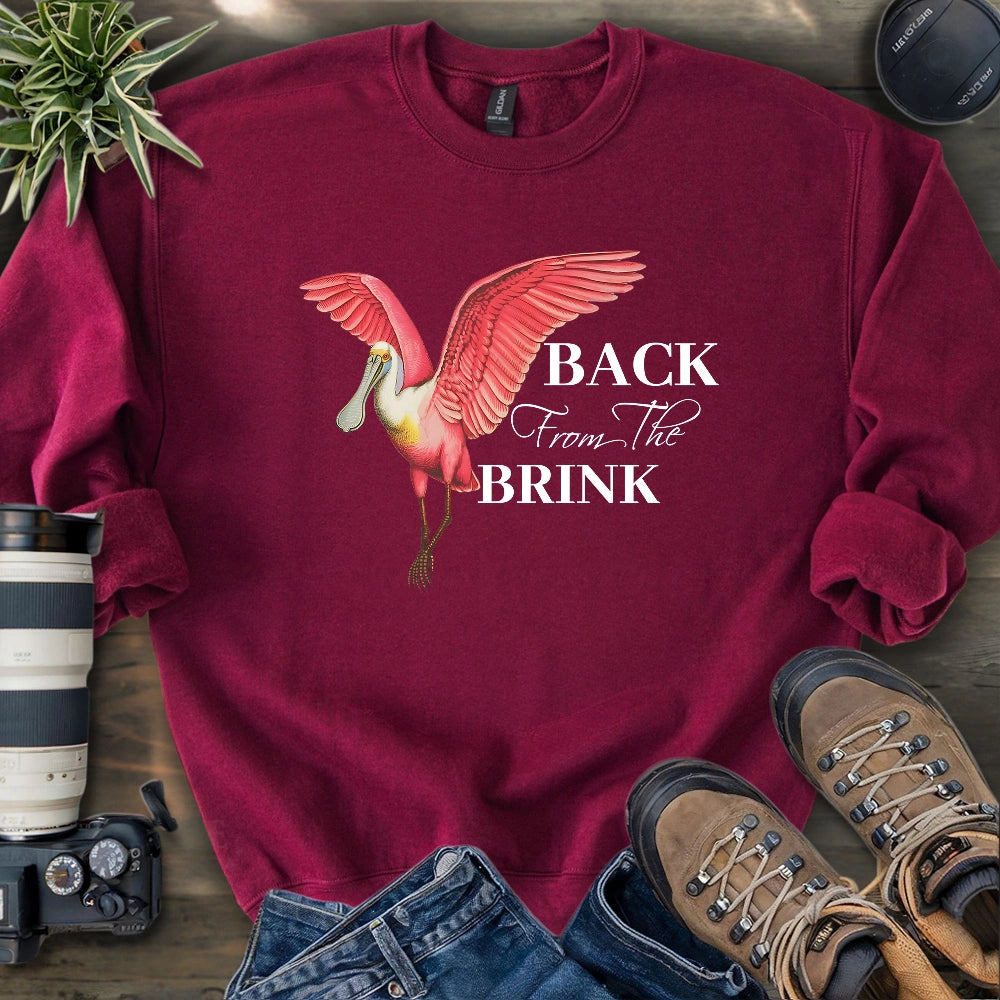 Spoonbill Back From The Brink Sweatshirt