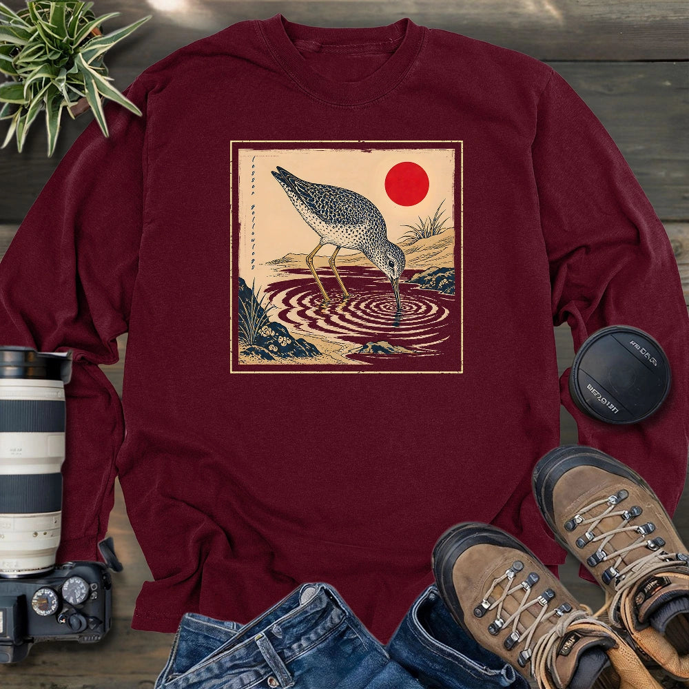 Stillness In Ripples Long Sleeve T-shirt
