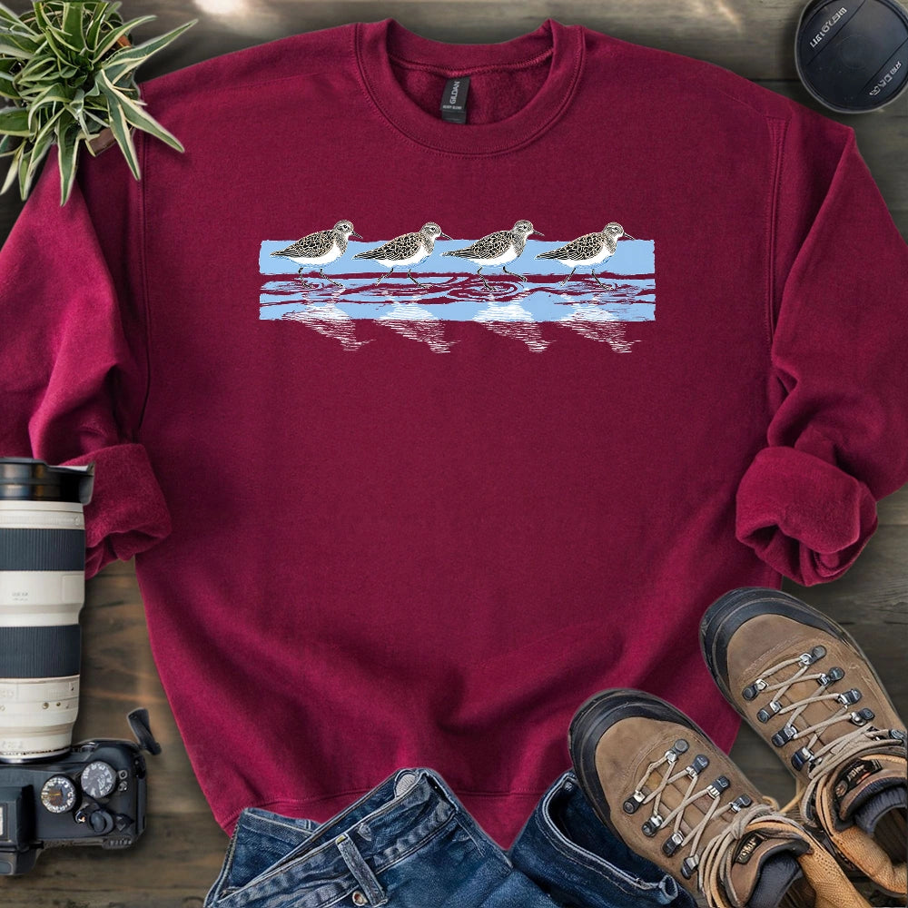 Tidewalking Sandpipers Sweatshirt