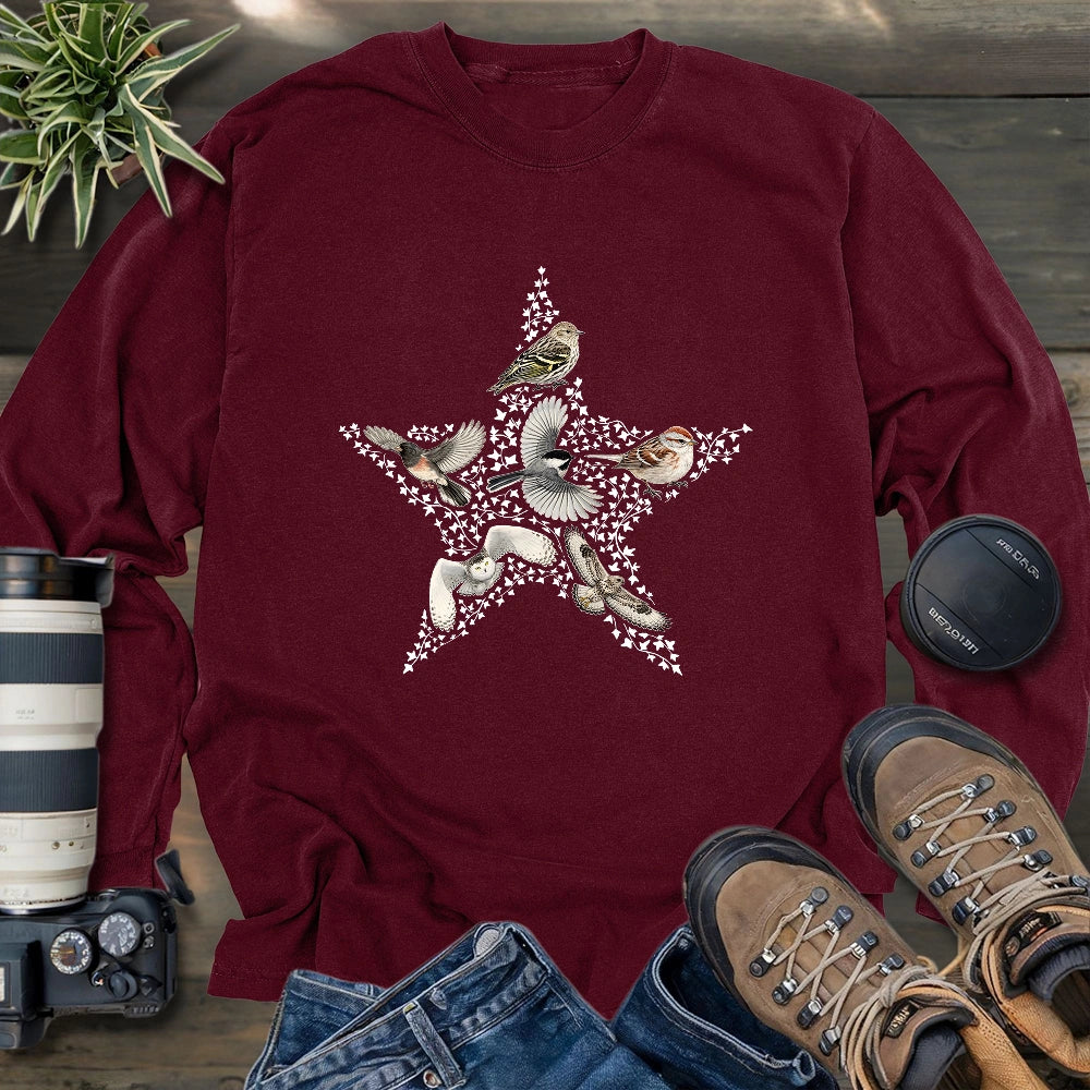 Winter Birds Long Sleeve T-shirt