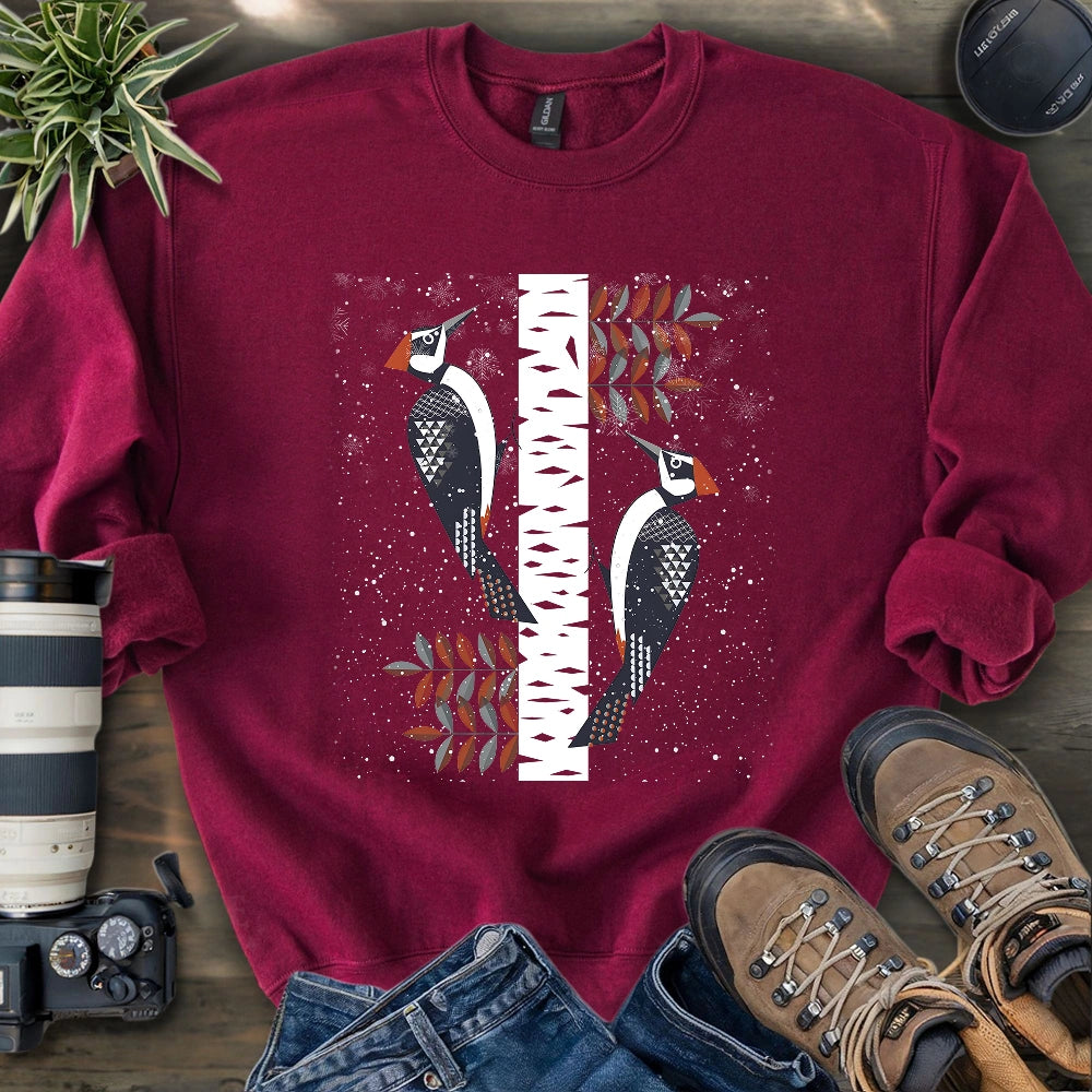 Winter Woodpeckers Sweatshirt