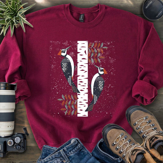 Winter Woodpeckers Sweatshirt