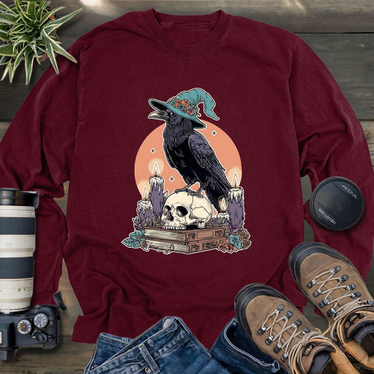 Witch’s Raven Long Sleeve T-shirt