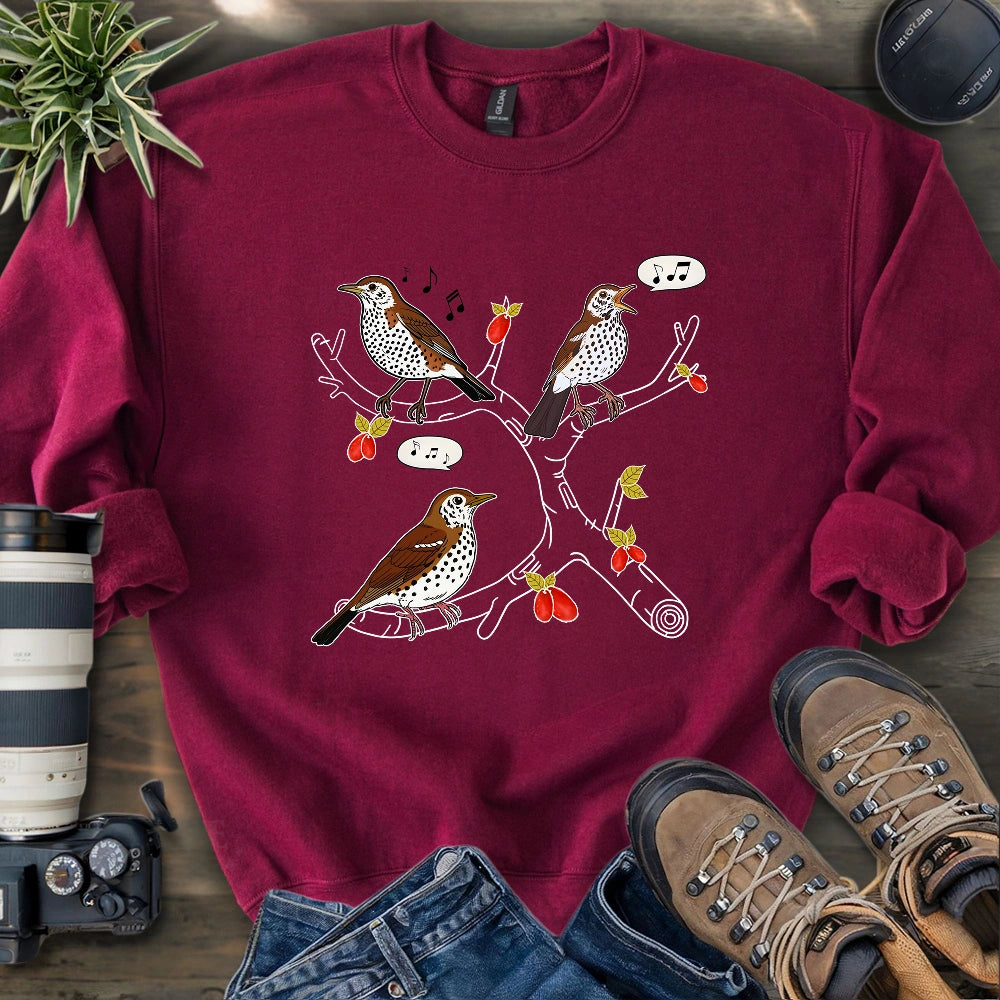 Wood Thrush's Song Sweatshirt