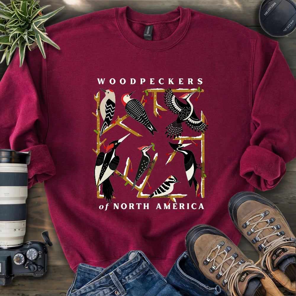 Woodpeckers Of North America Sweatshirt
