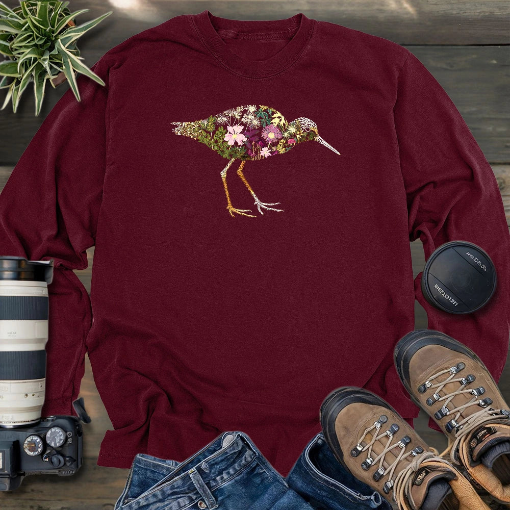 Yellowlegs Made By Flowers Long Sleeve T-shirt