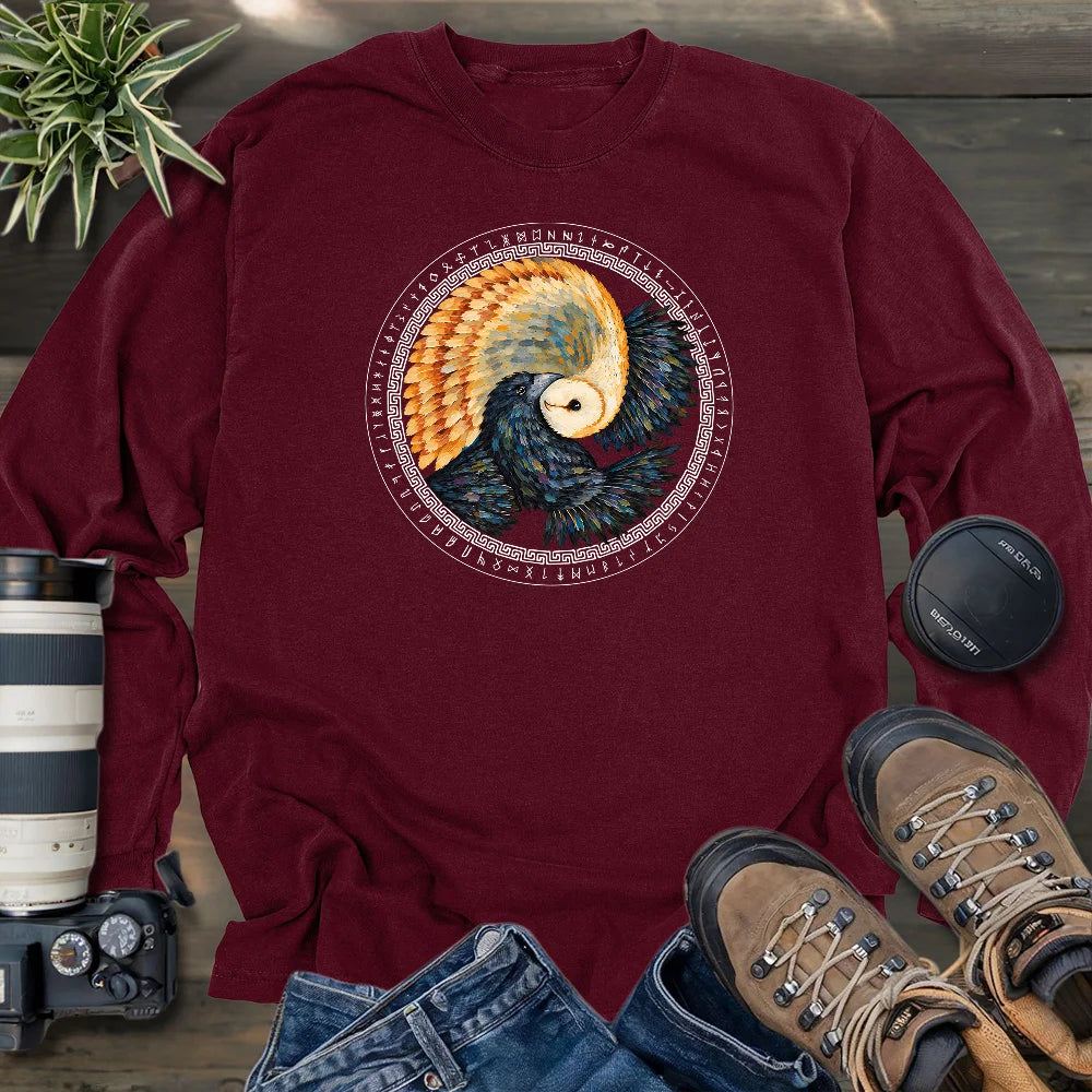 Yin Yang Dual Long Sleeve T-shirt