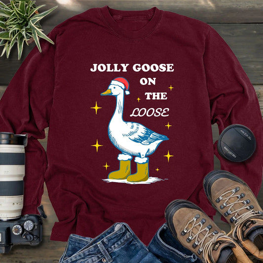Silly Goose Christmas Long Sleeve T-shirt