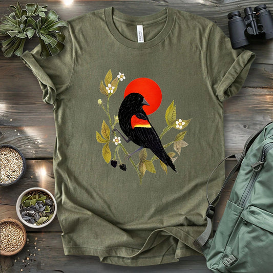A Red Wing at Dusk T-shirt