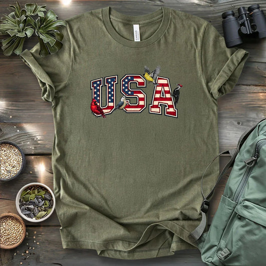 Backyard Birds USA T-shirt