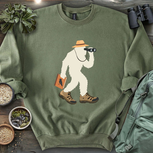 Bird Watching Bigfoot Sweatshirt