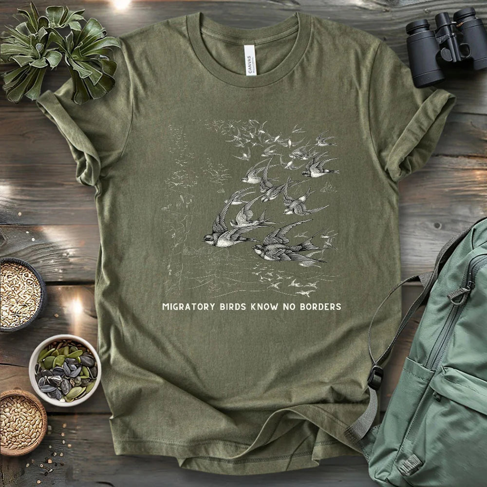 Birds Know No Border T-shirt