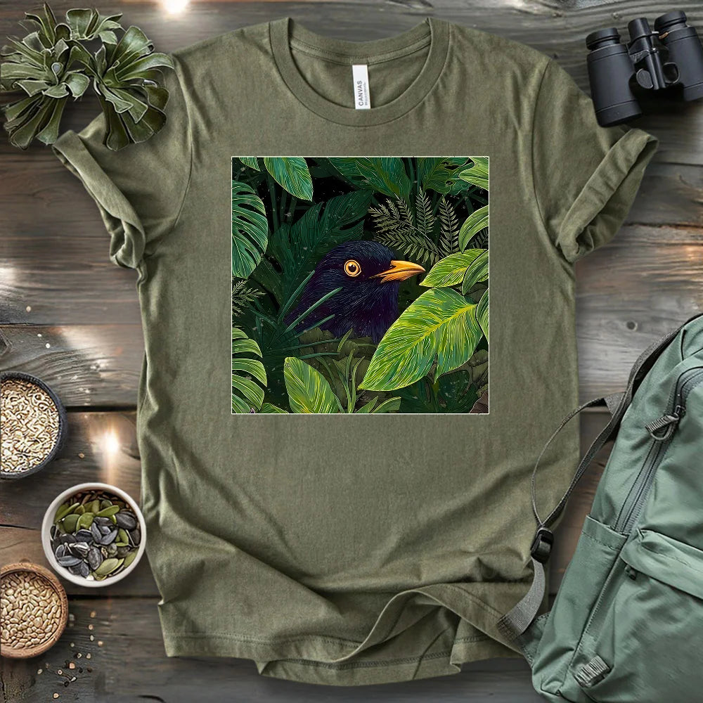 Blackbird In The Forest T-shirt