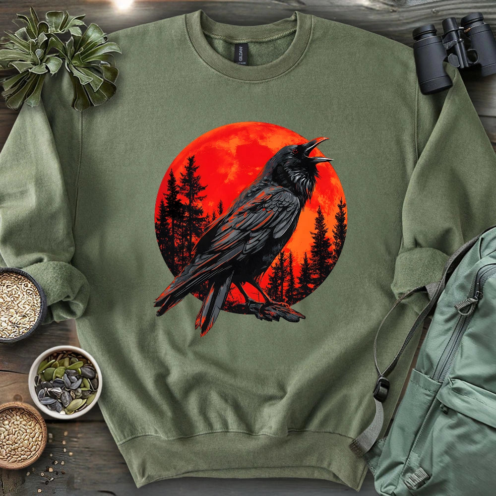 Blood Moon Raven Sweatshirt
