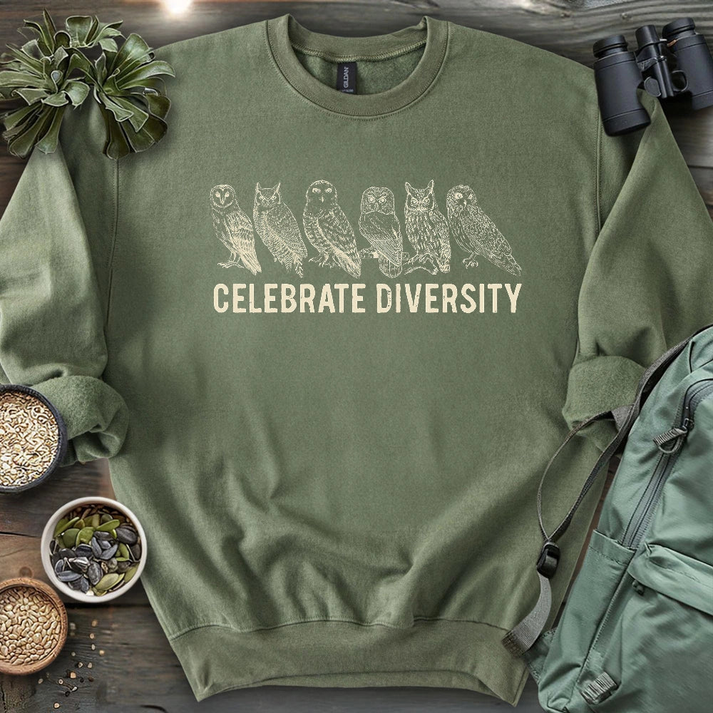 Celebrate Owl Diversity Sweatshirt