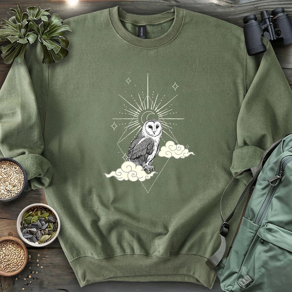 Celestial Barn Owl Sweatshirt