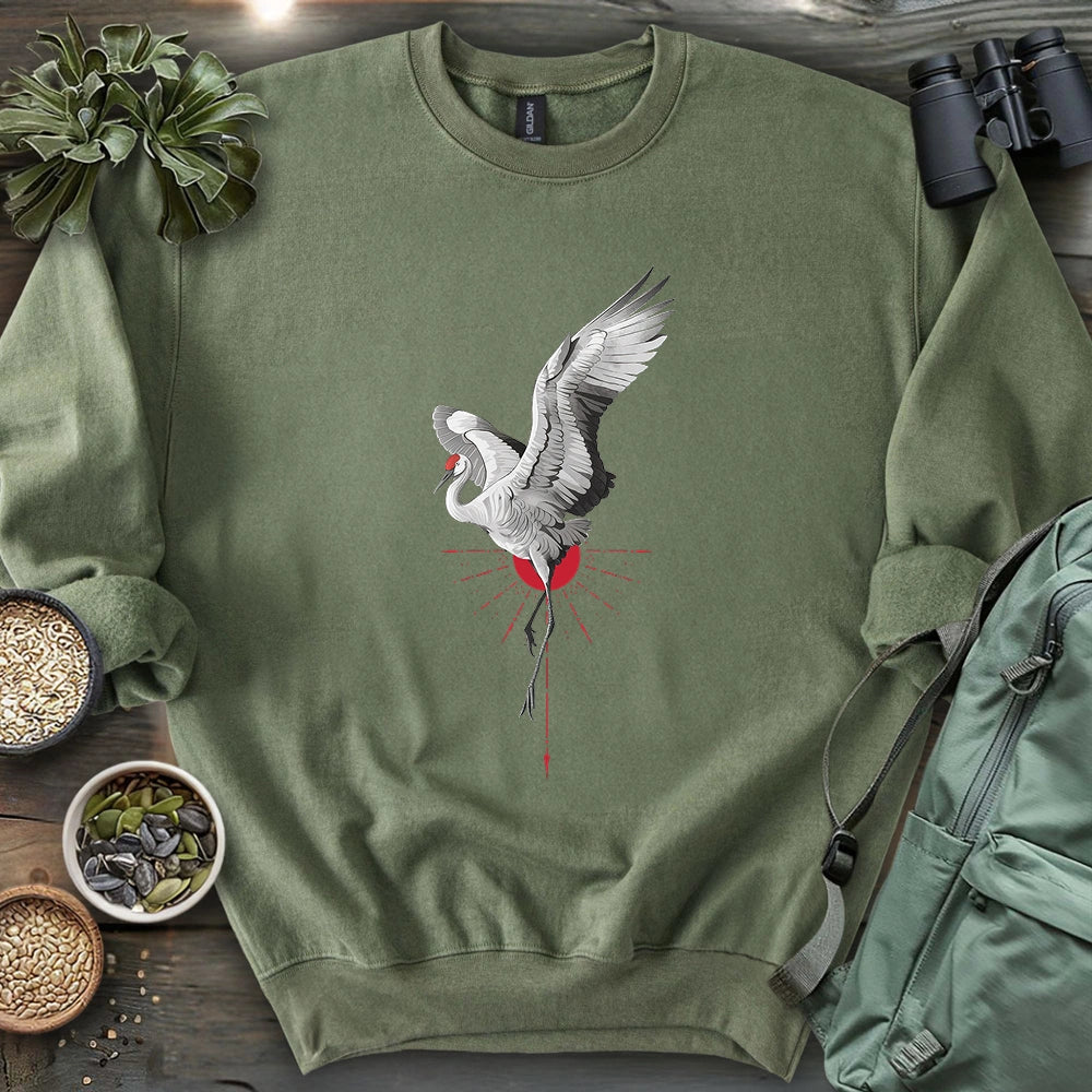 Celestial Crane Sweatshirt