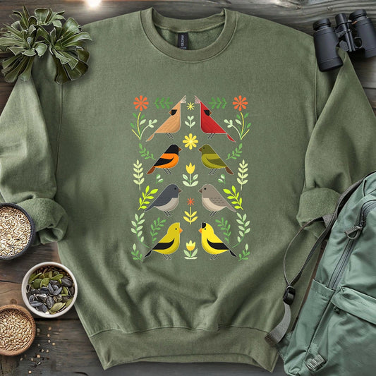 Couples of Backyard Birds Sweatshirt