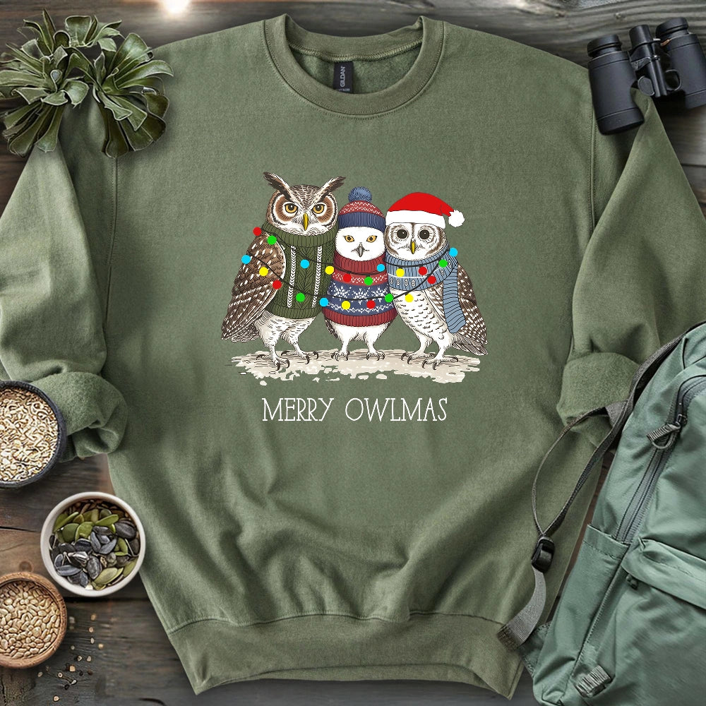 Cozy Owlmas Trio Sweatshirt