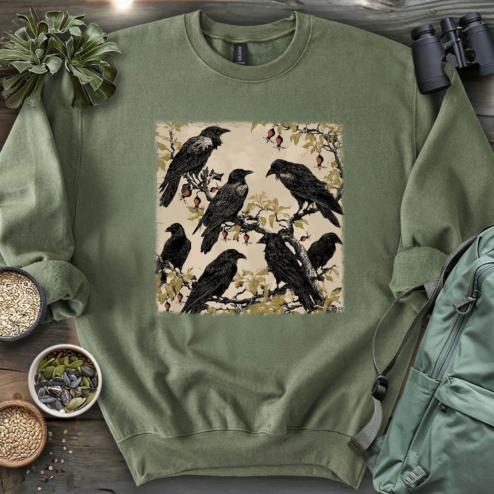 Crow's Secret Garden Sweatshirt