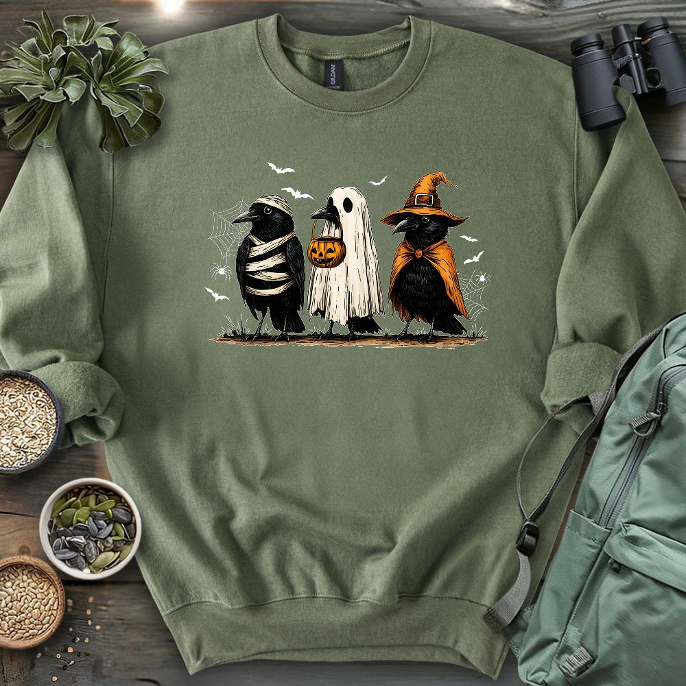 Crows in Costume Sweatshirt