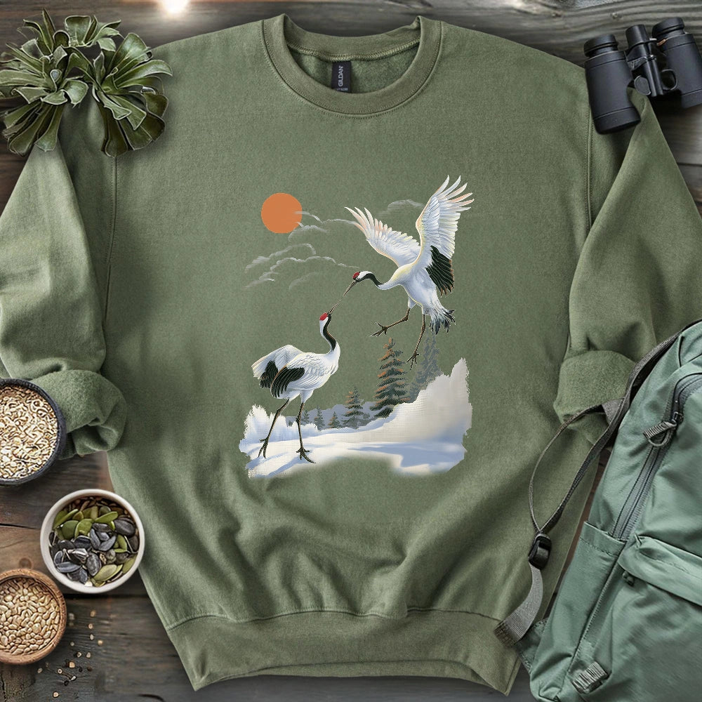 Dance of the Cranes Sweatshirt