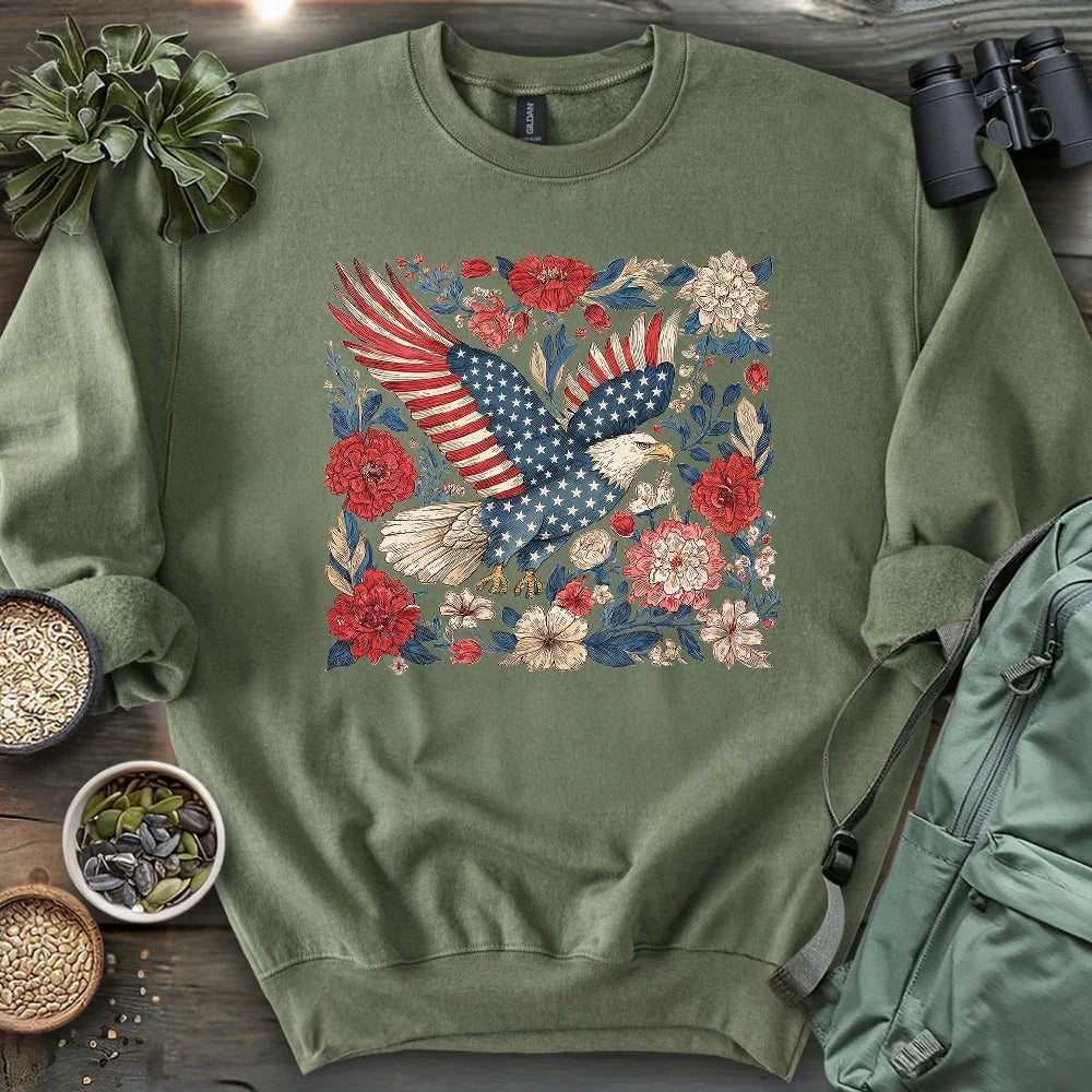 Eagle Of 4th Of July Sweatshirt