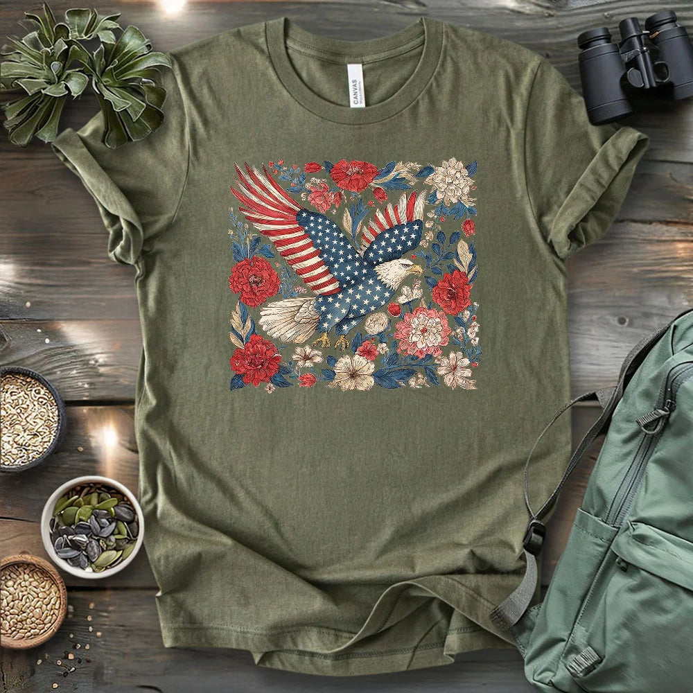 Eagle Of 4th Of July T-shirt