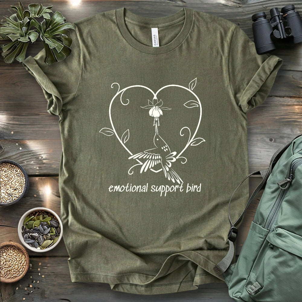 Emotional Support Bird T-shirt