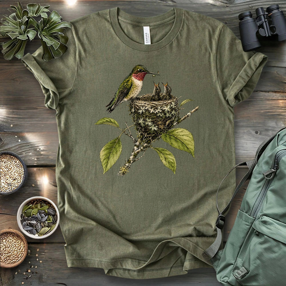 Feeding The Humming Birds T-shirt